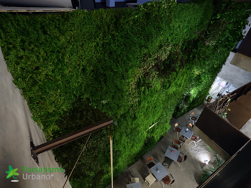 Jardín vertical Hotel Kook
