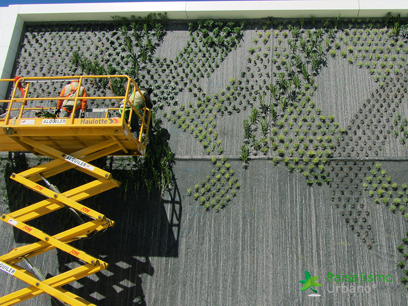 instalación jardin vertical huesca