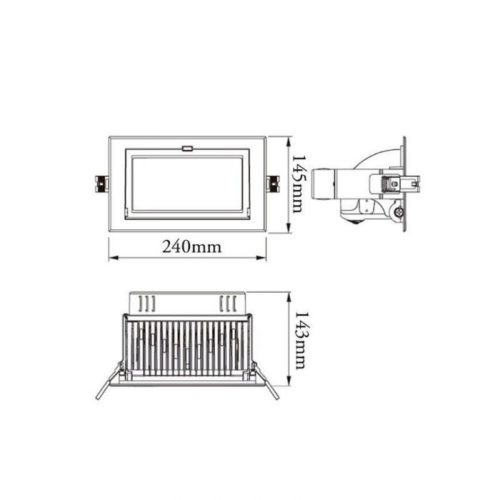 foco led purb embed sunlight