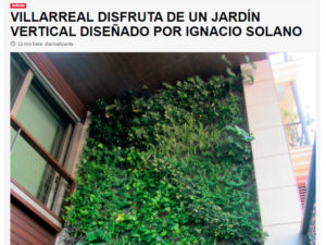 Jardín vertical por ignacio solano