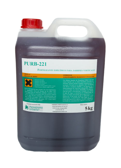 fertilizante para jardines verticales