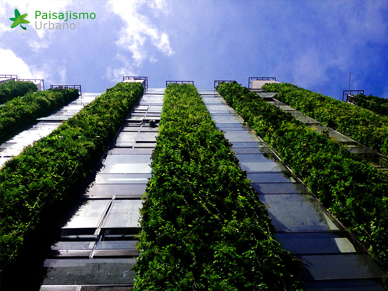 jardín vertical edificio santalaia
