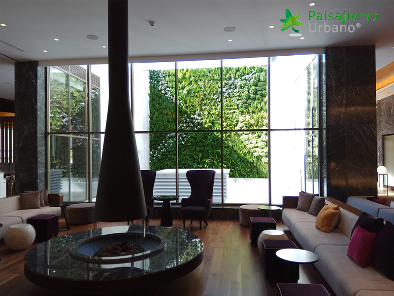 jardineria vertical en hoteles