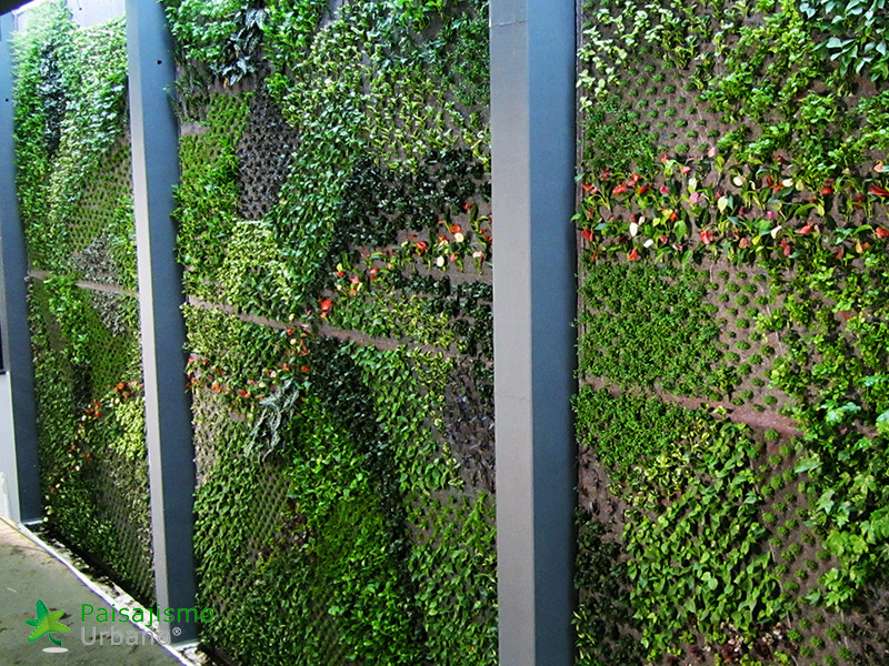 Jardín vertical restaurante Bálamo en Madrid​