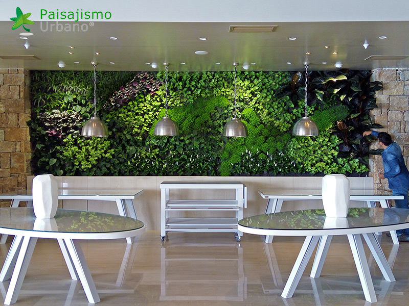 jardín vertical interior