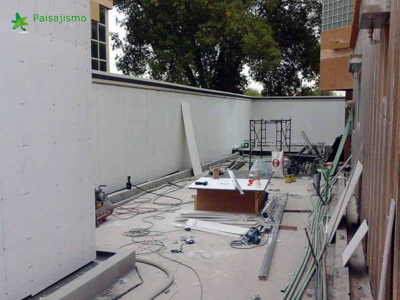 jardines verticales residencia privada