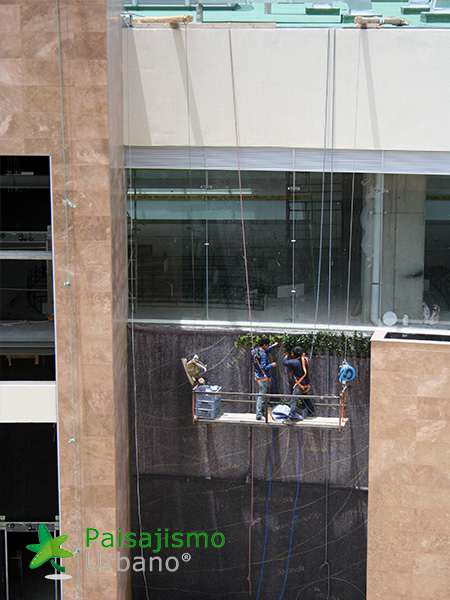 jardin vertical centro comercial