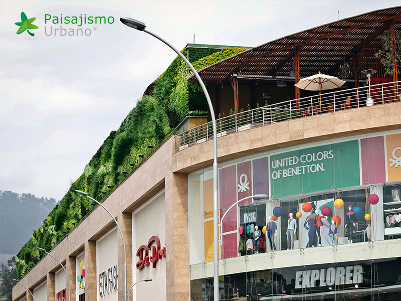 jardin vertical centro comercial