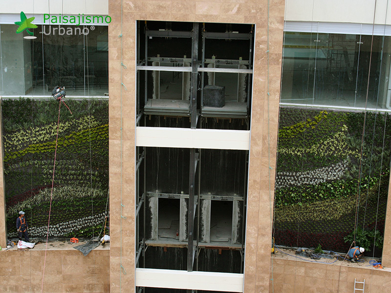 jardin vertical centro comercial