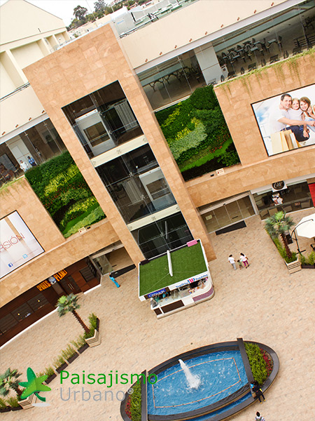 jardin vertical centro comercial