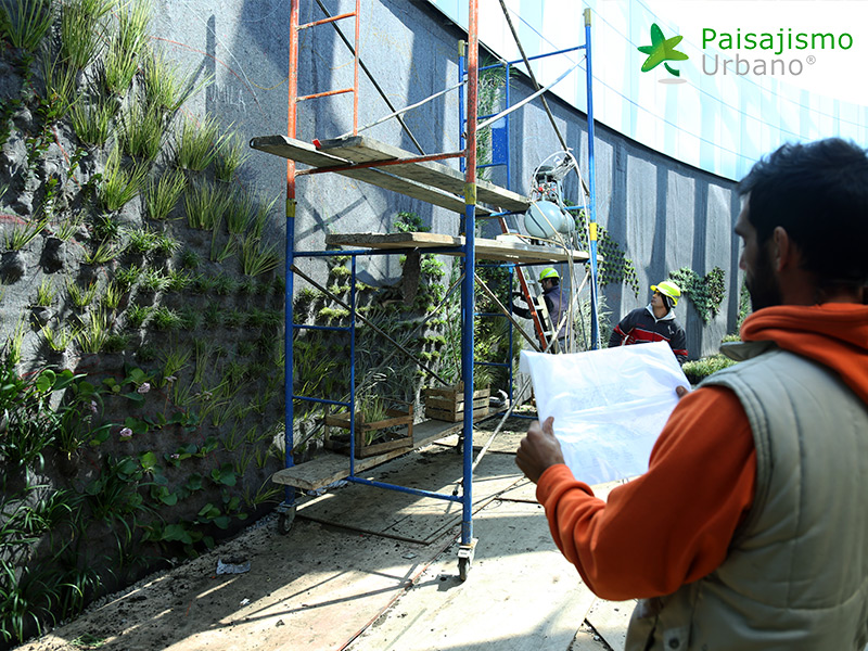 instalación jardin vertical uruguay