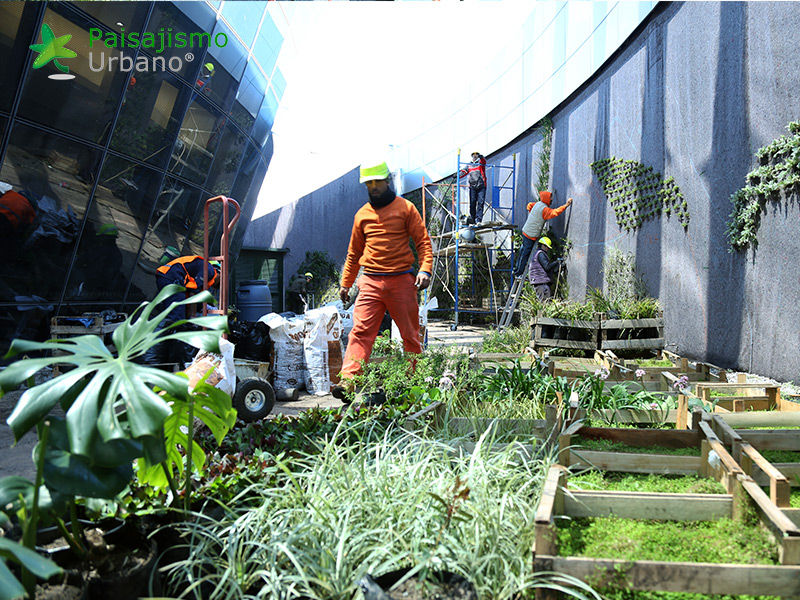 instalación jardin vertical uruguay