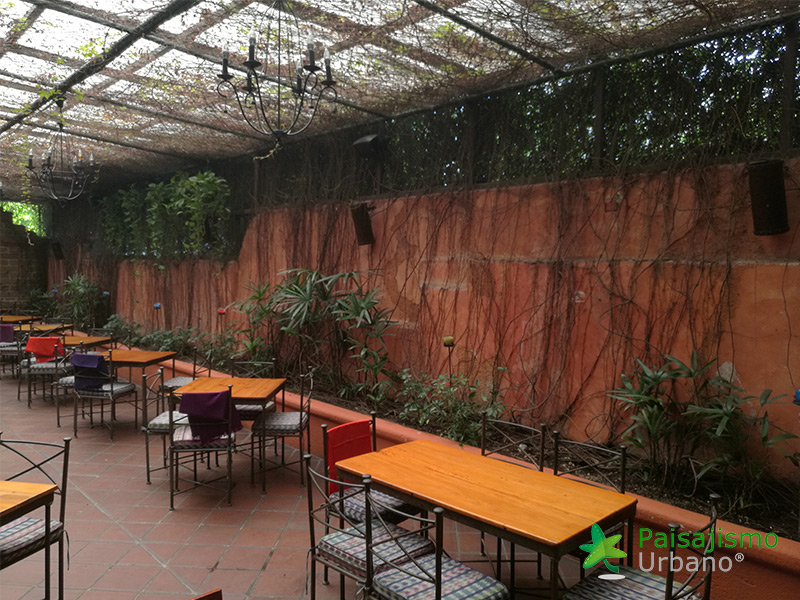 jardin vertical restaurante paisajsimo urbano